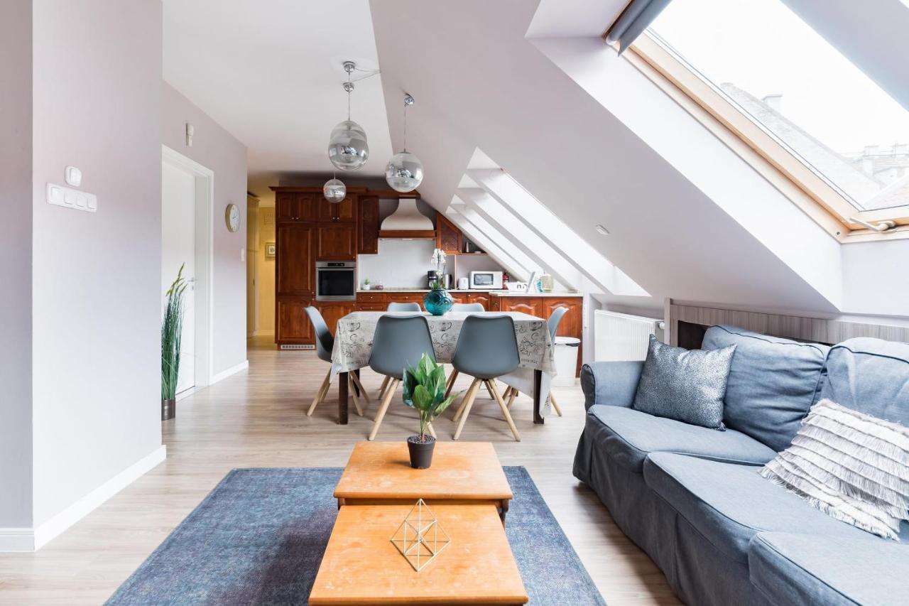 Sunny And Penthouse With Private Garage Boedapest