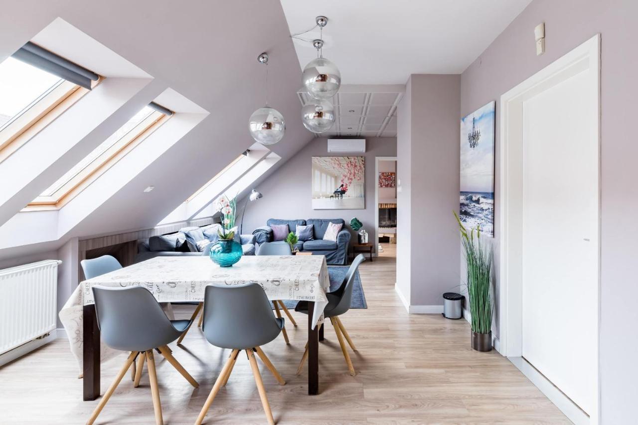Sunny And Penthouse With Private Garage Budapesta